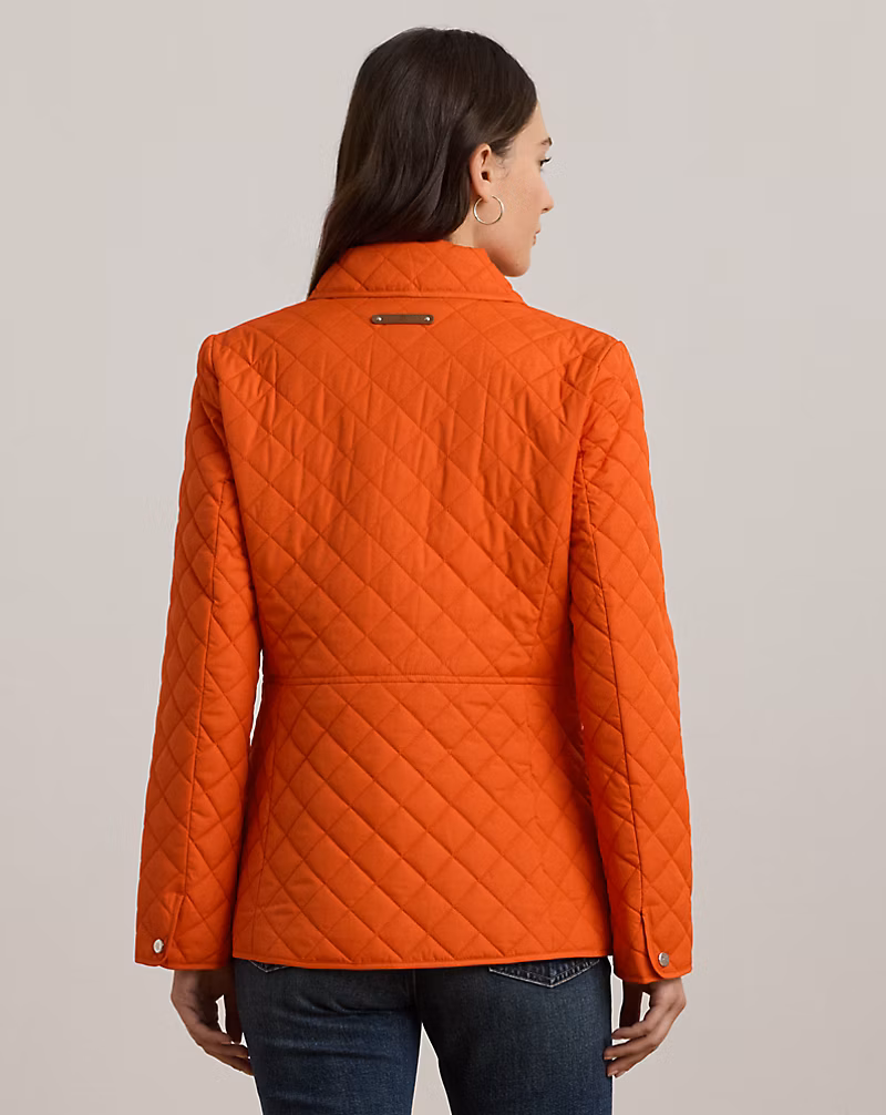 Diamond-Quilted Jacket