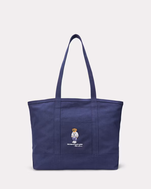 Polo Bear Canvas Tote