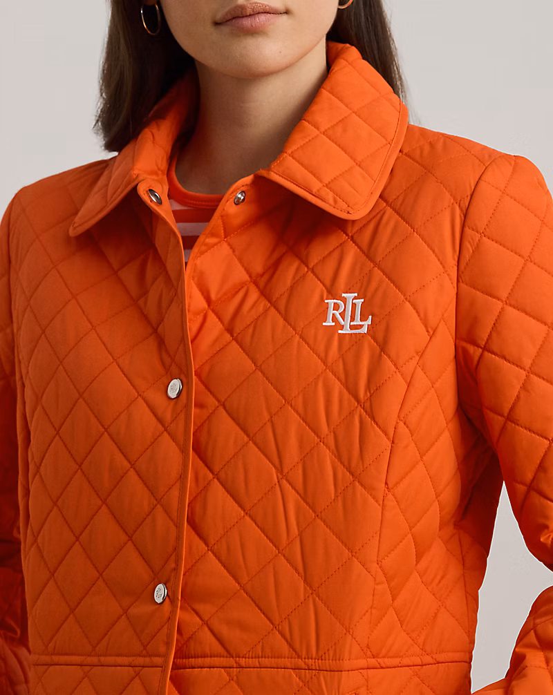 Diamond-Quilted Jacket