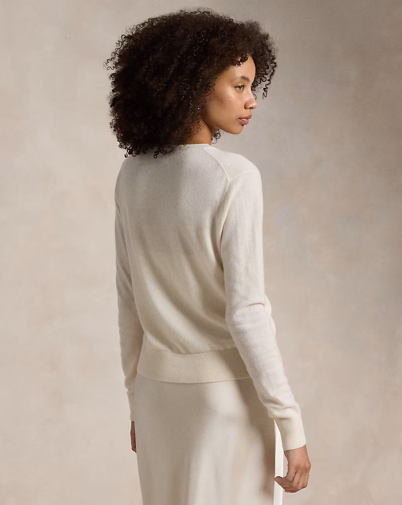 Ralph Lauren Cashmere Crewneck Cardigan