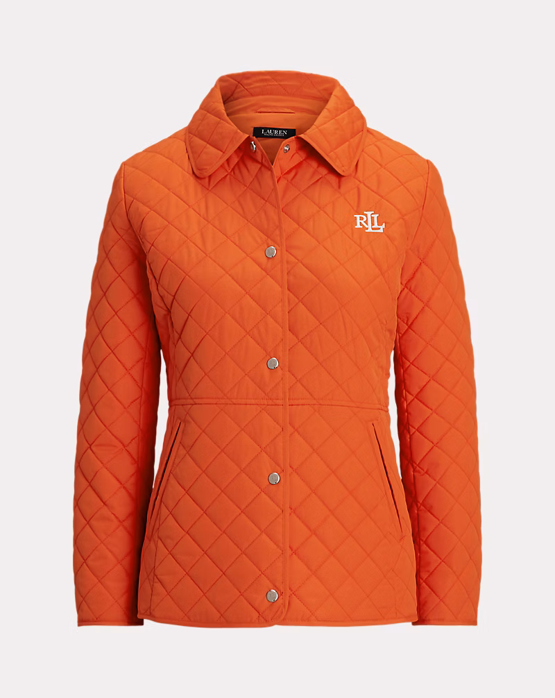 Diamond-Quilted Jacket