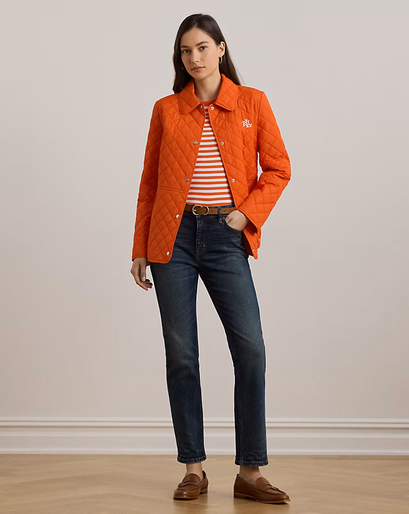 Diamond-Quilted Jacket