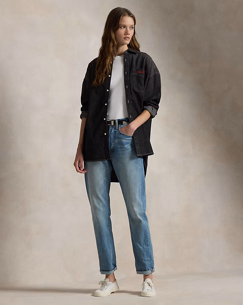 LA28 Olympic Oversize Fit Denim Shirt