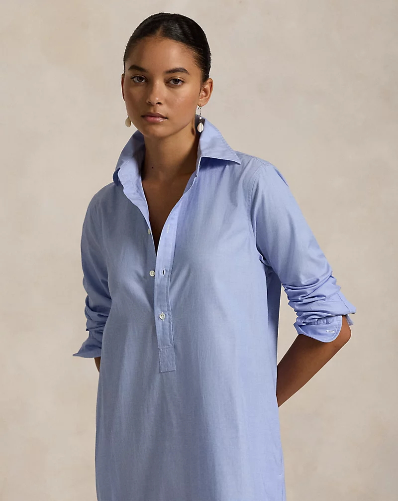 Cotton Shirtdress