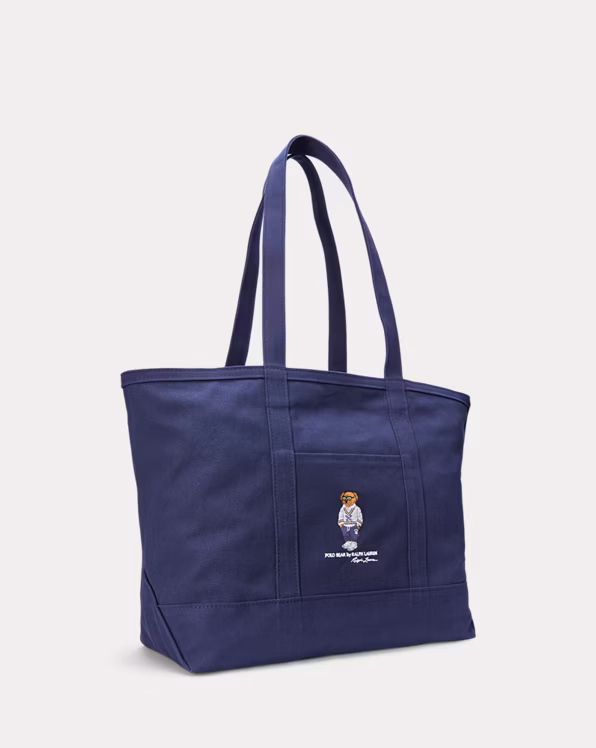 Polo Bear Canvas Tote