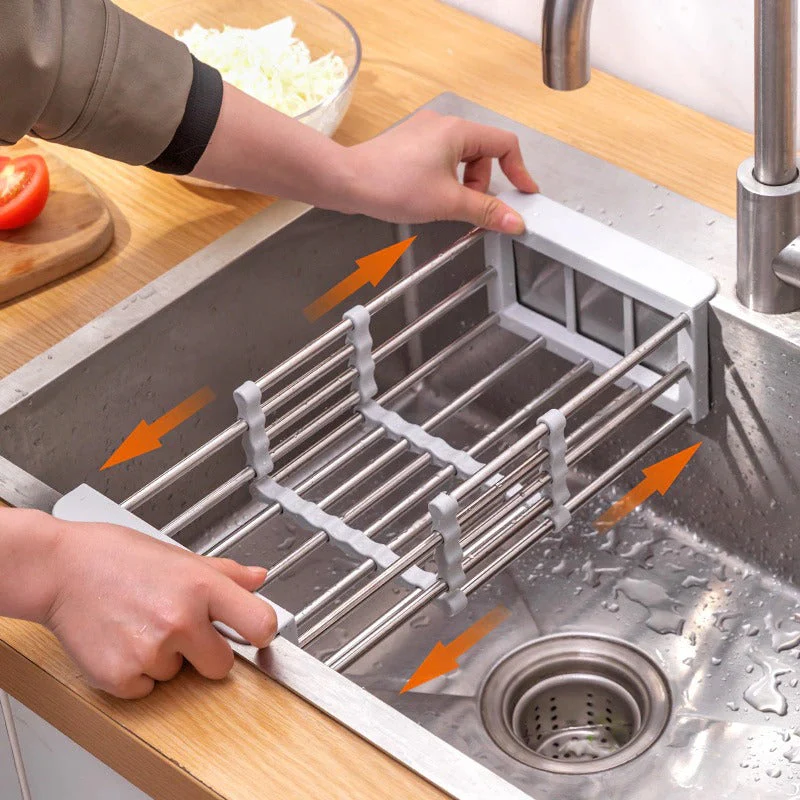 Extend kitchen sink drain basket