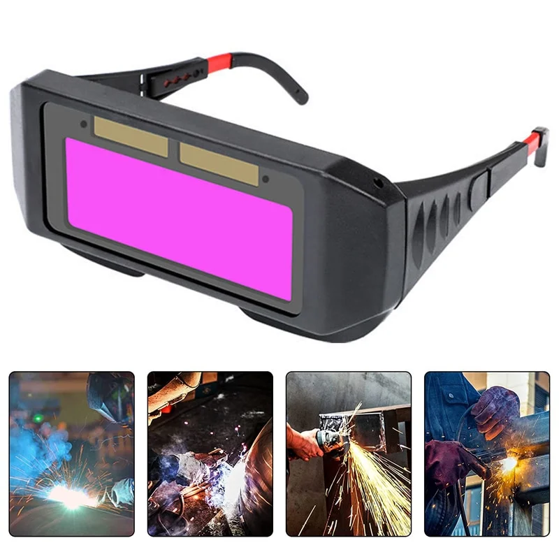Auto Dimming Welding Glasses (With 5 lenses)