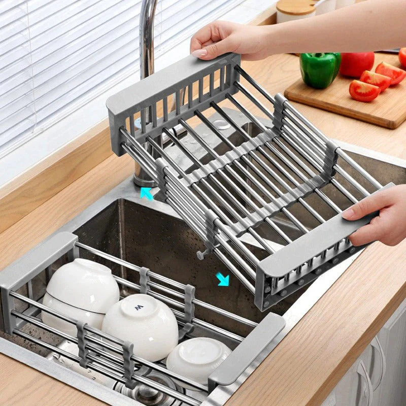 Extend kitchen sink drain basket