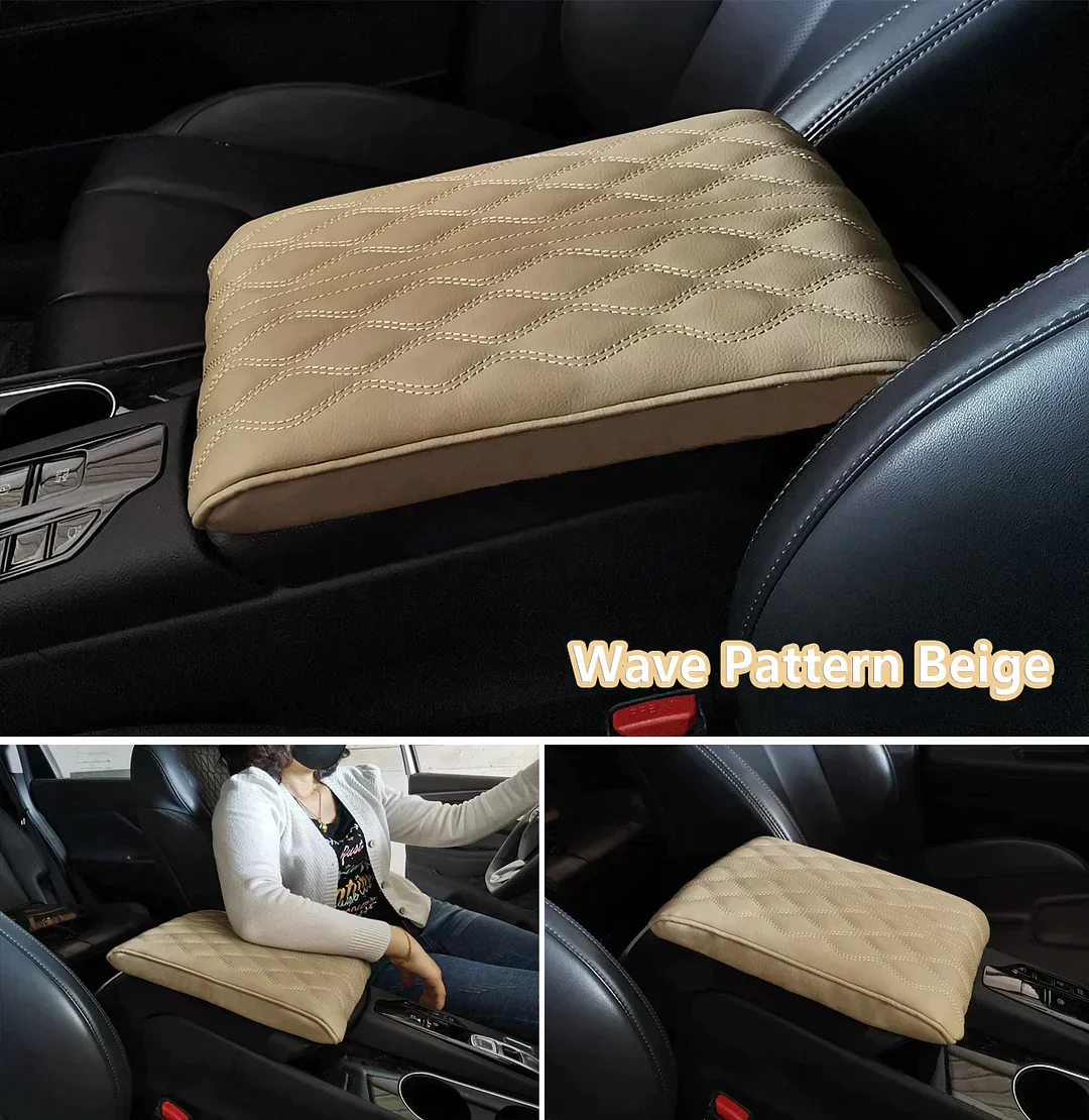 Leather Car Armrest Box Pad