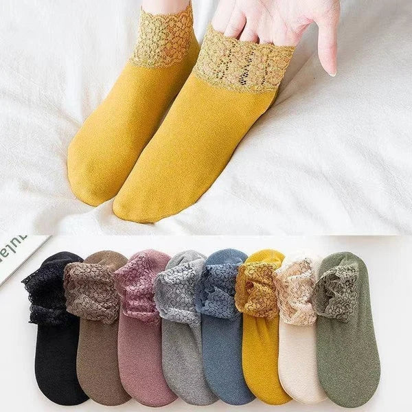 New Fashion Lace Warmer Socks 1pair