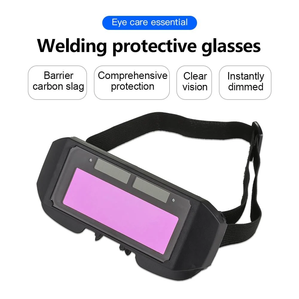 Auto Dimming Welding Glasses (With 5 lenses)