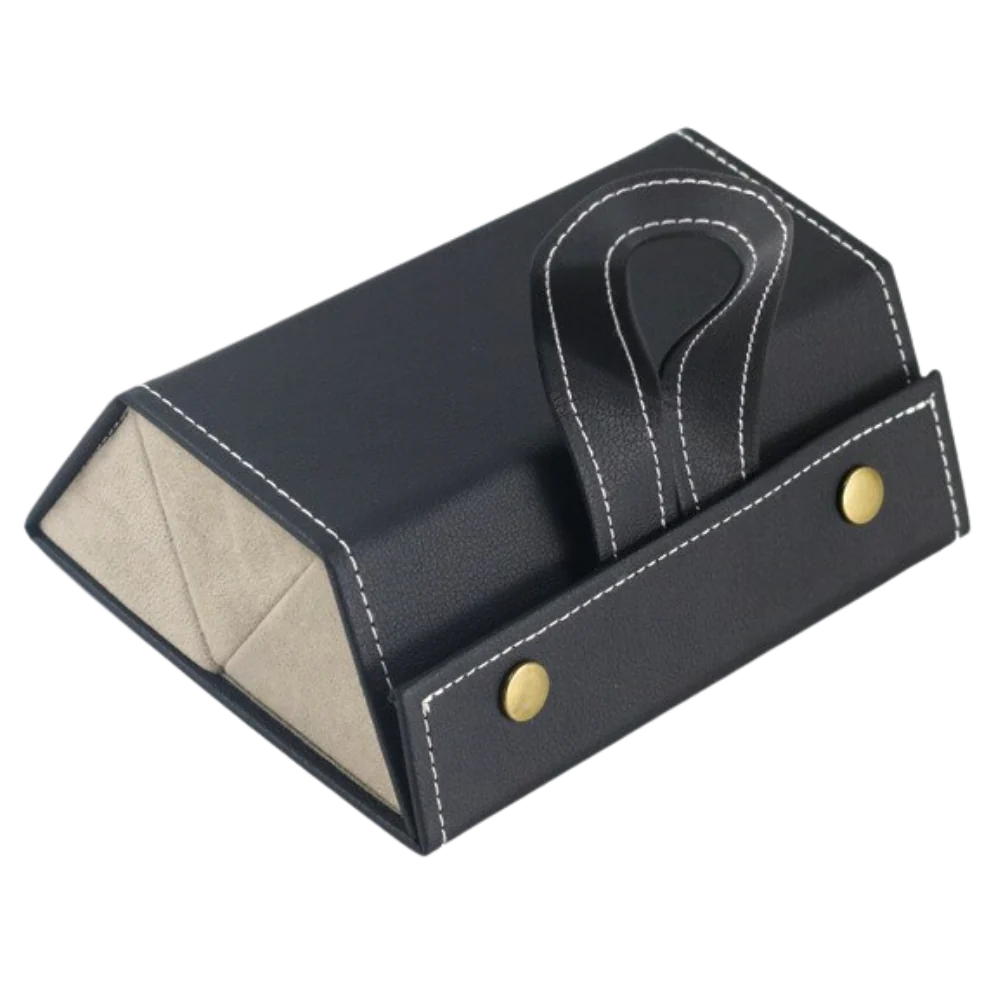 Multiple Glasses Leather Storage Case