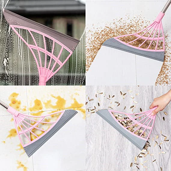 Squeeze Silicone Broom Sweeping Water And Pet Hair