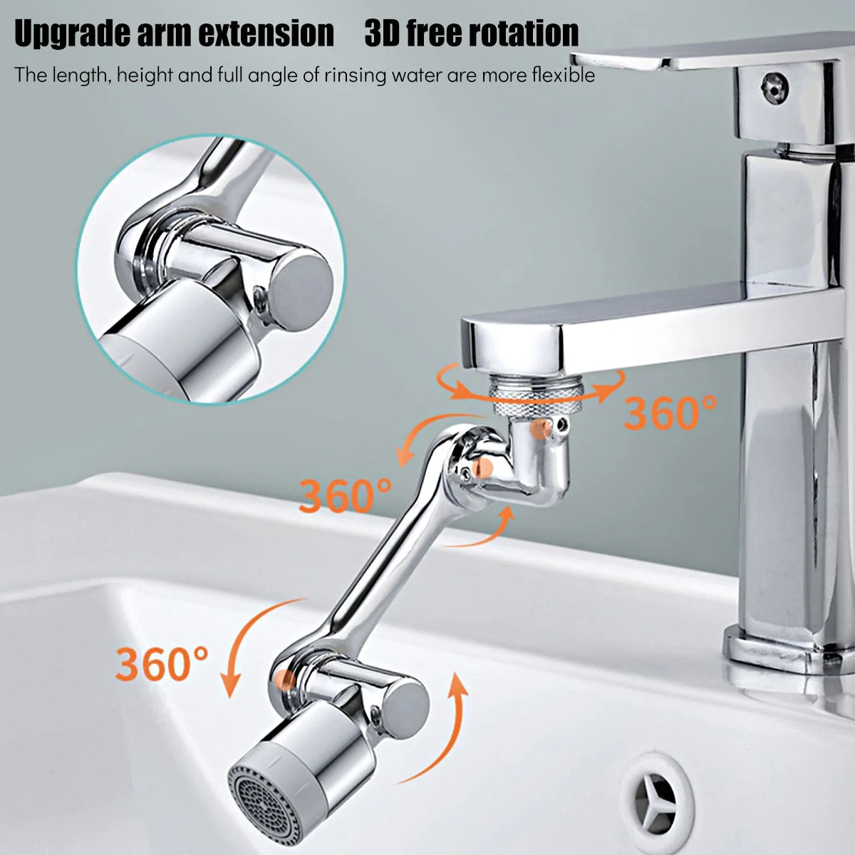 Rotatable Multifunctional Extension Faucet