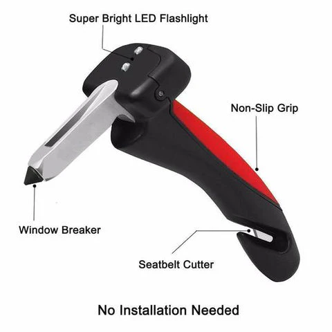 All-in-One Car Cane Door Handle and Mobility Aid with Built in LED Flashlight