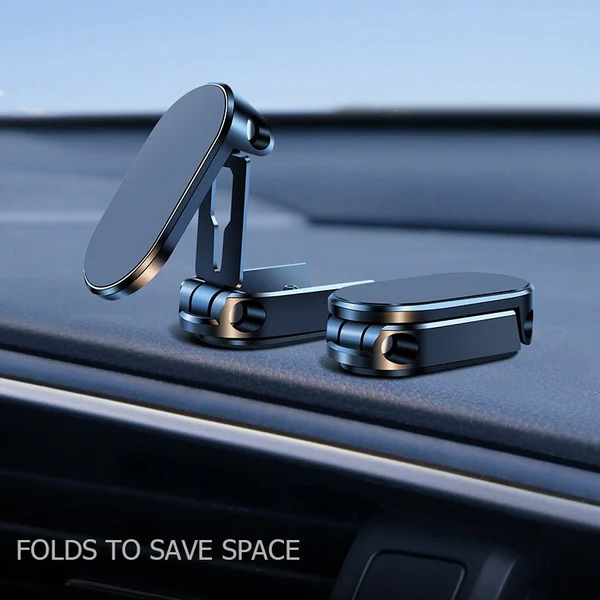 New Alloy Folding Magnetic Car Phone Holder