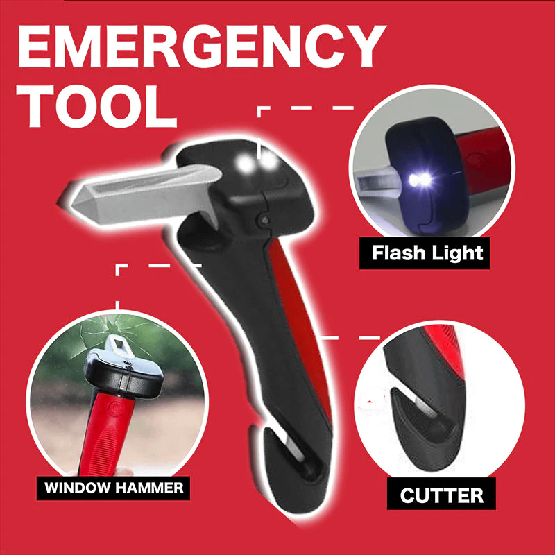 All-in-One Car Cane Door Handle and Mobility Aid with Built in LED Flashlight