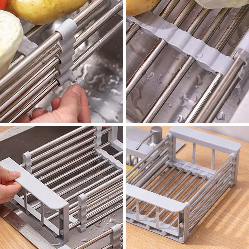 Extend kitchen sink drain basket