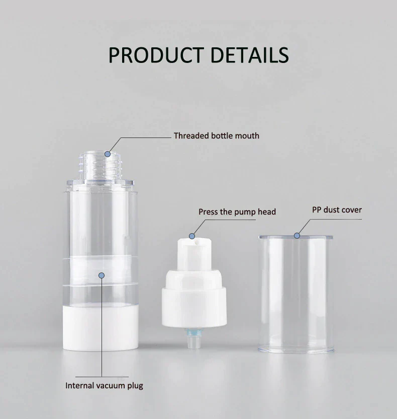 Vacuum Cosmetic Travel Container