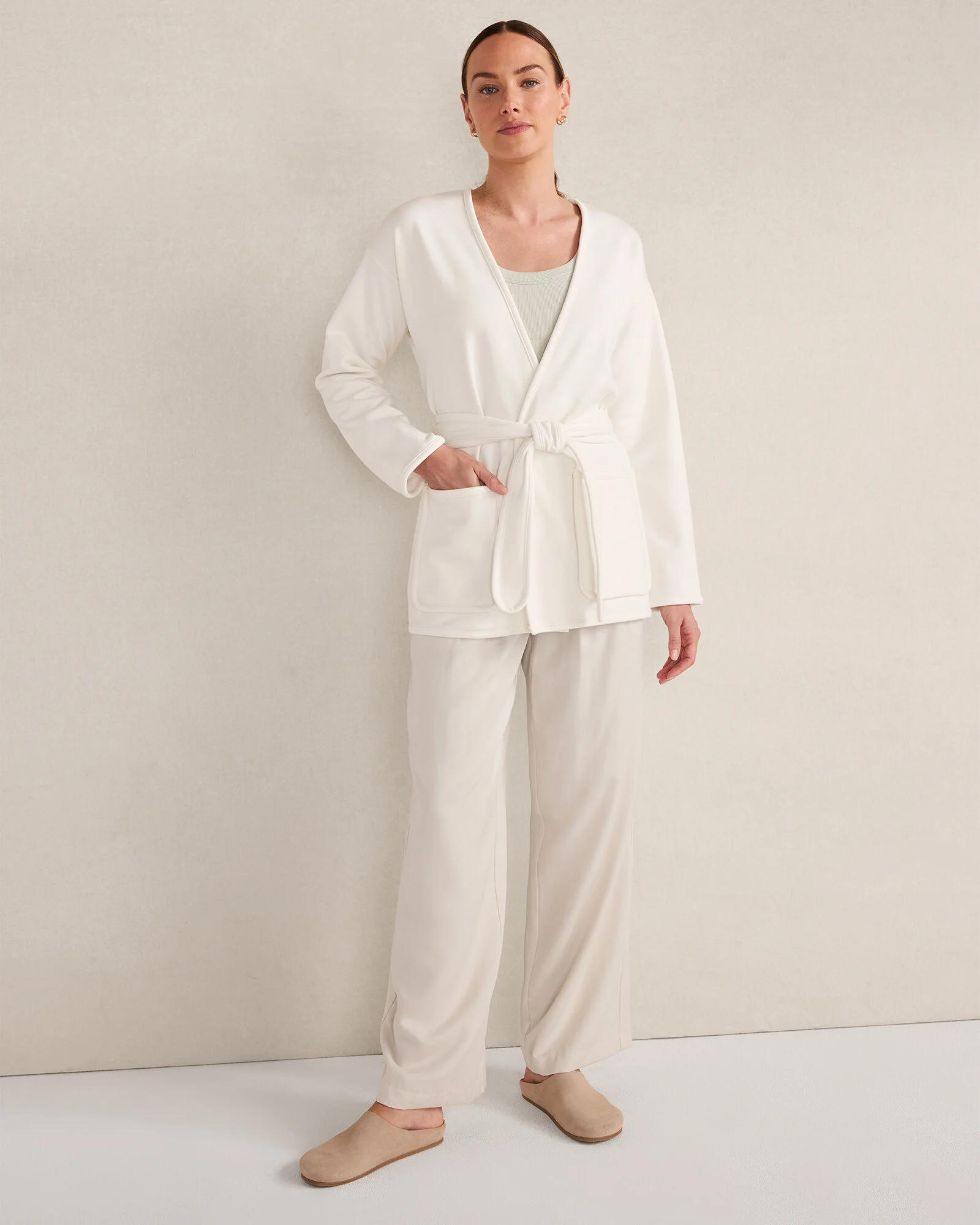 Soft-Brushed Fleece Wrap