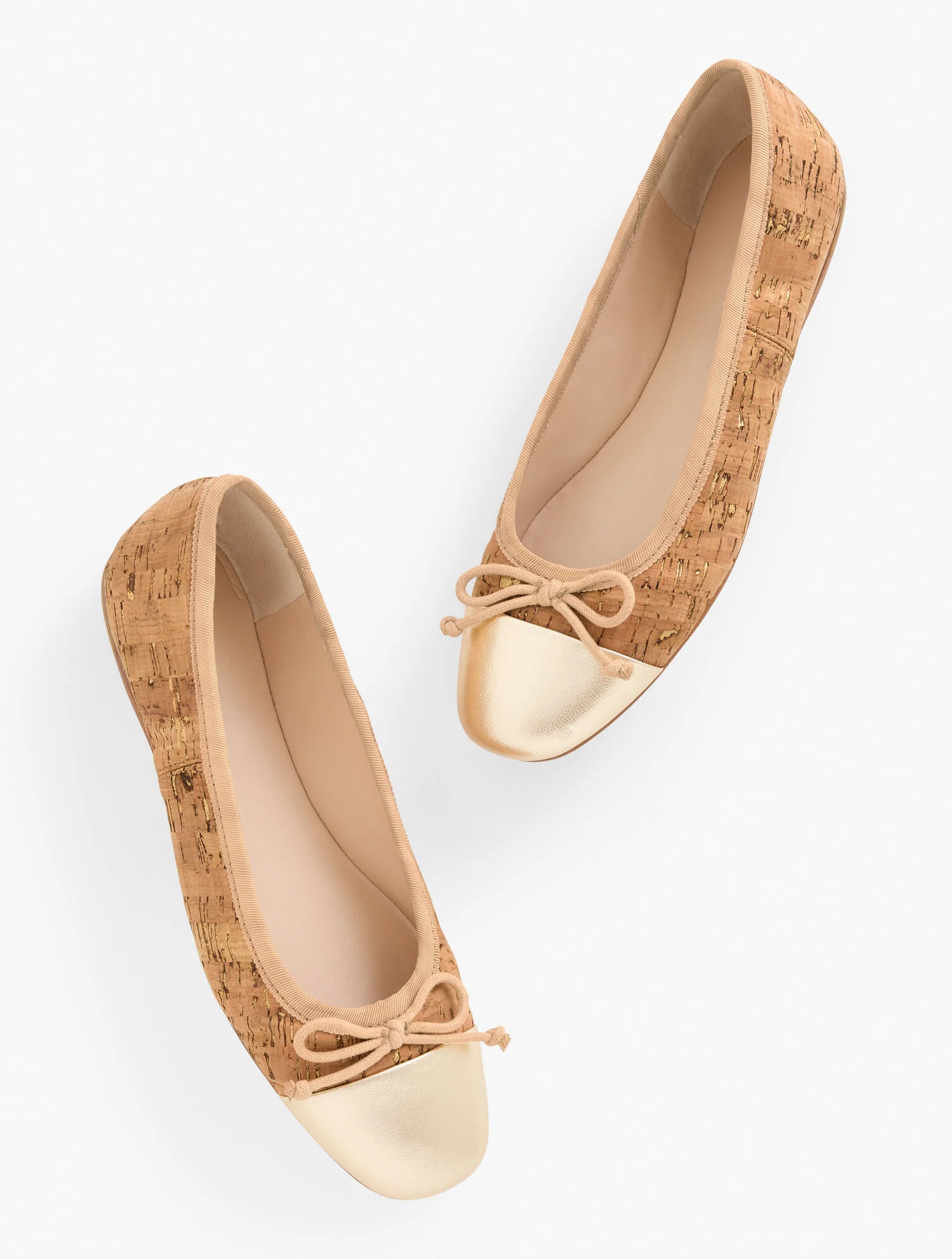 Blaine Soft Sole Cork Ballet Flats