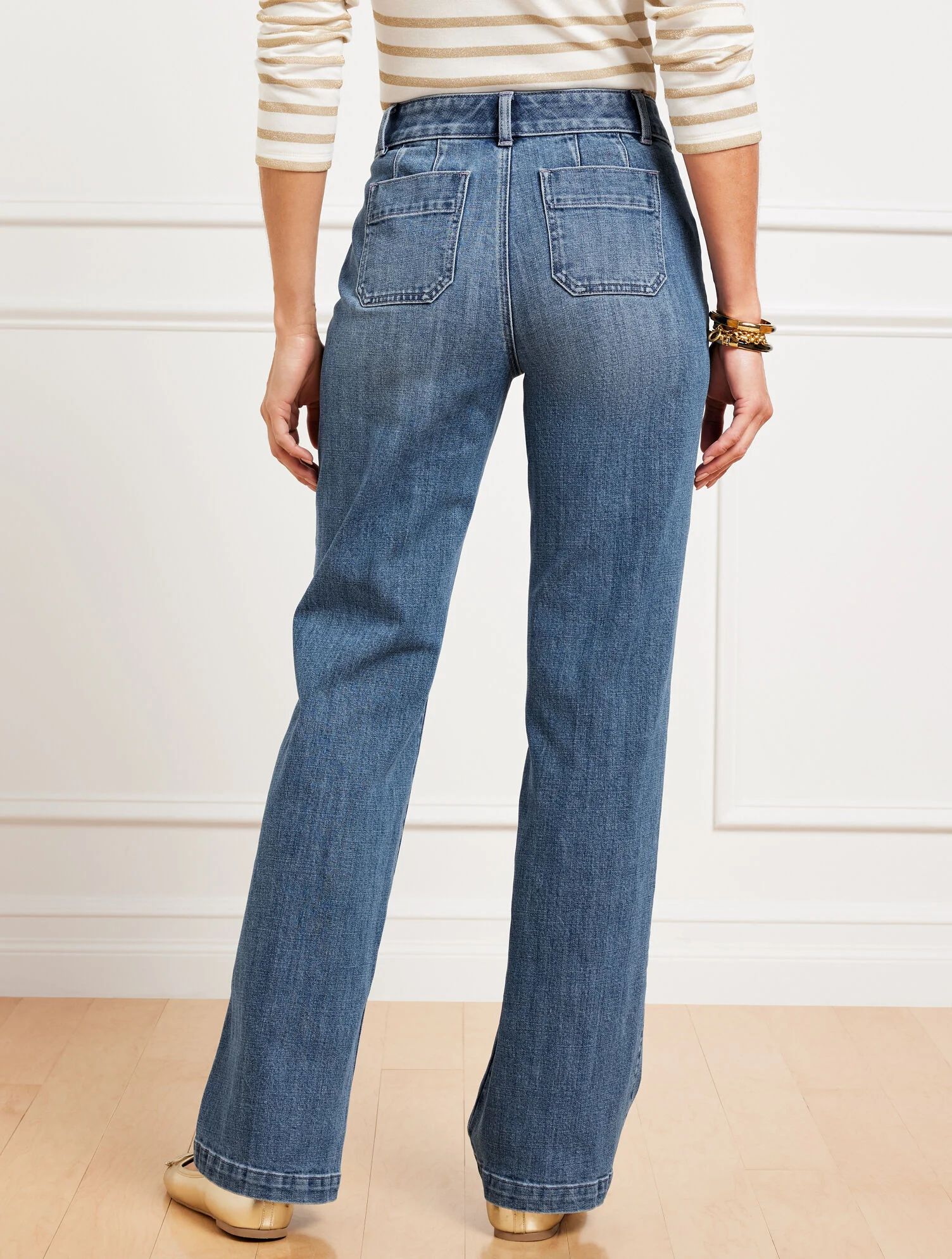Classic Jean Trousers - Priscilla Wash
