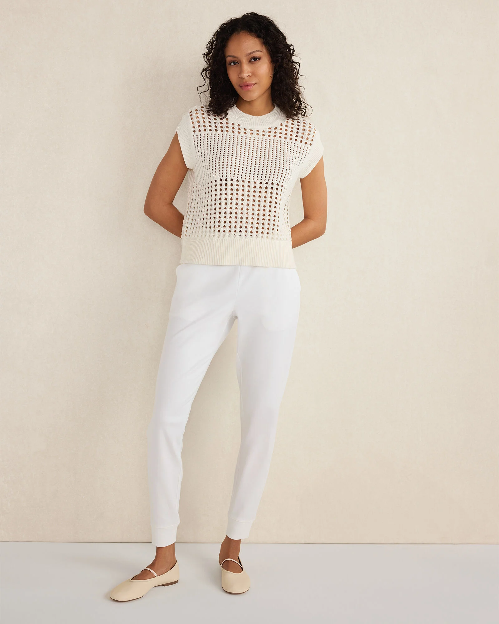 Organic Cotton Interlock Joggers