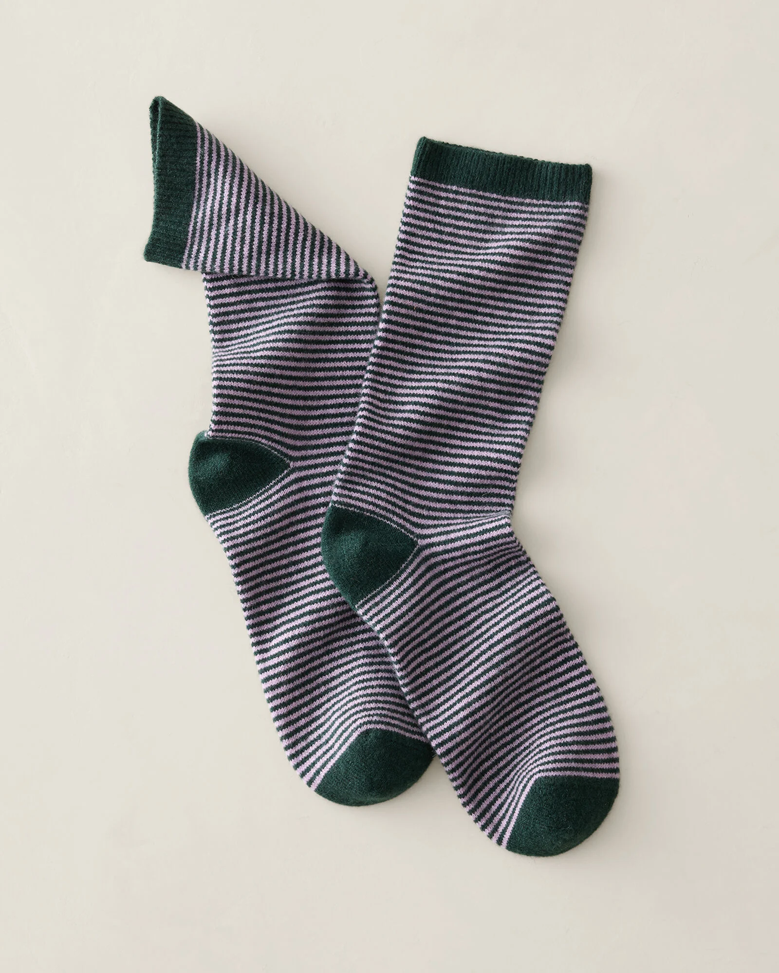 Cashmere Striped Socks