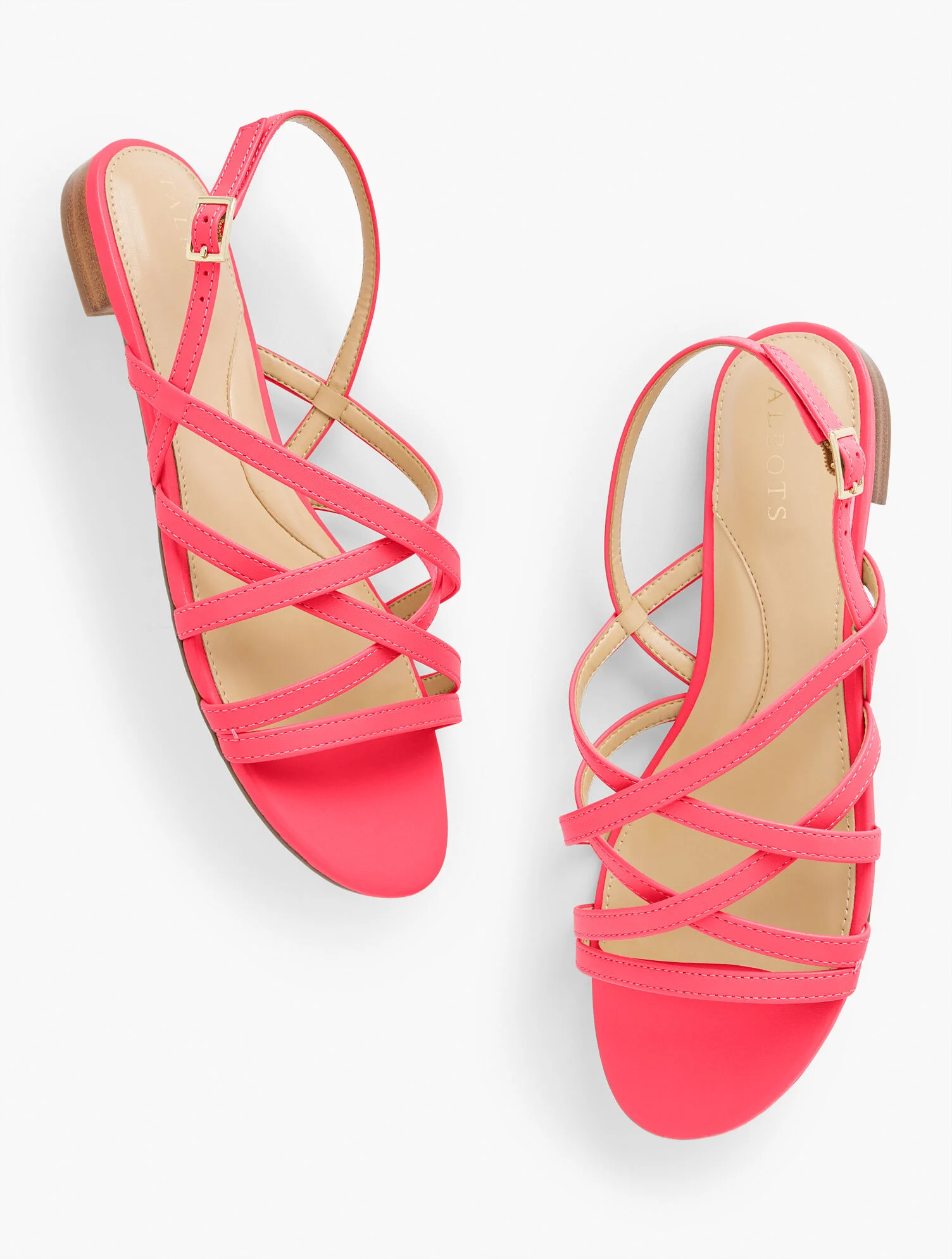 Aria Strap Soft Nappa Flats