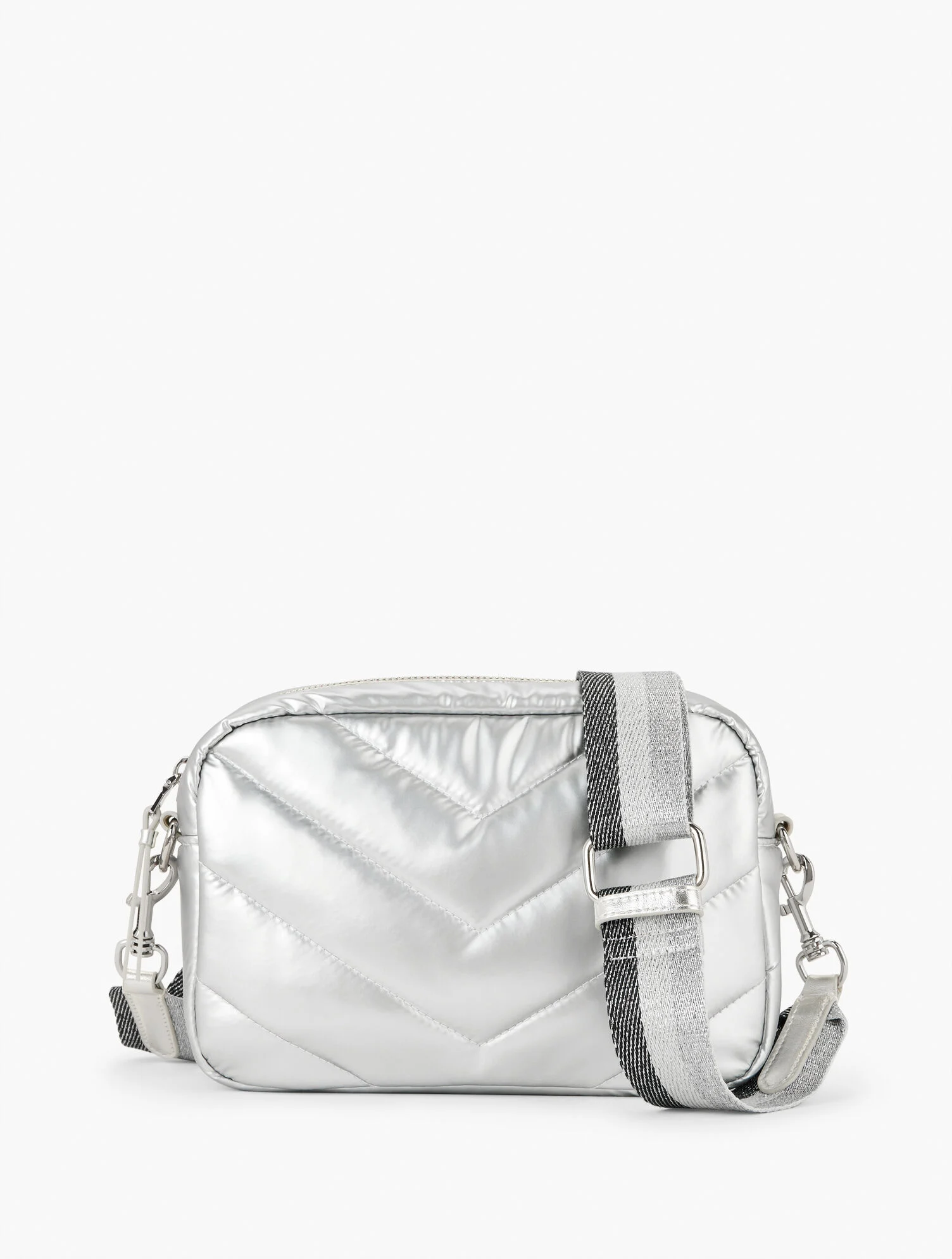 Metallic Quilted Crossbody