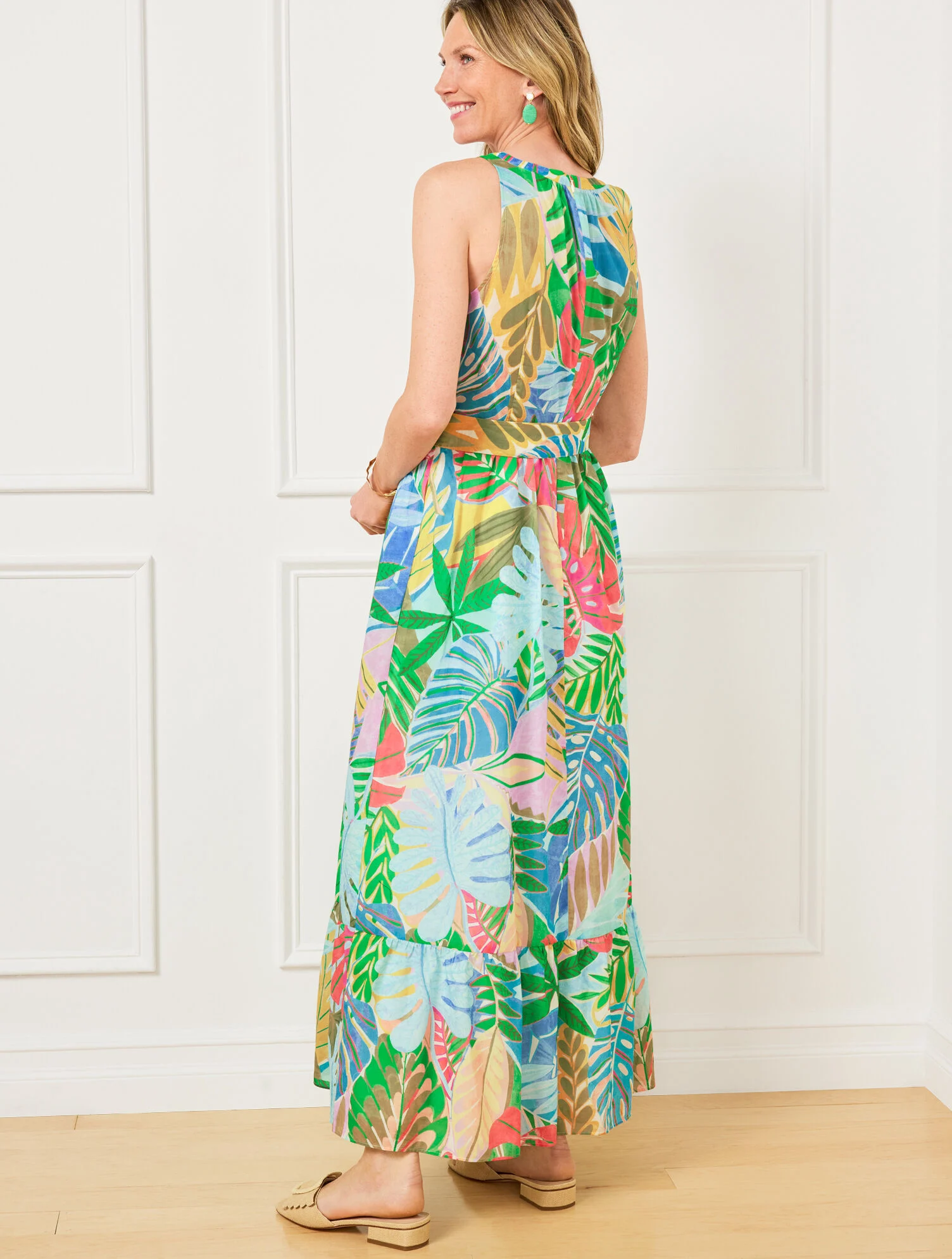 Fit & Flare Dress - Paradise Foliage