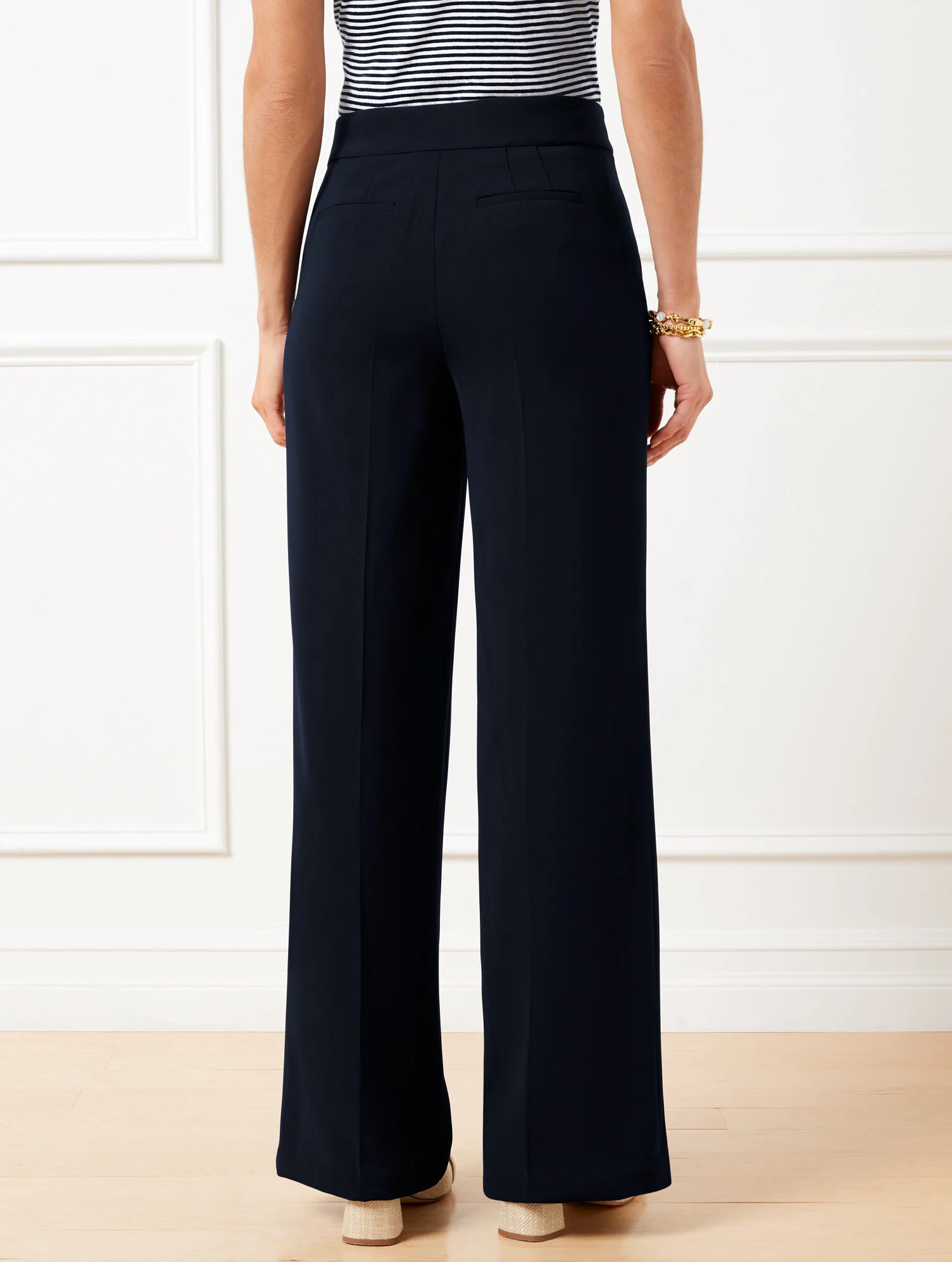 Easy Travel Wide Leg Pants