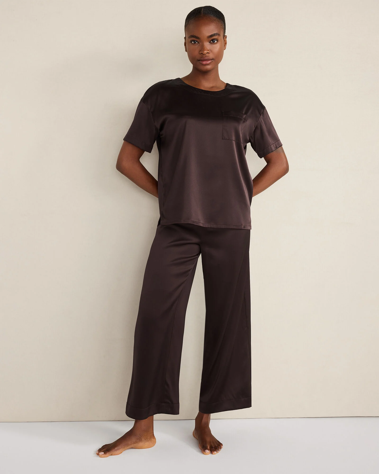 Washable Silk Sleep Top