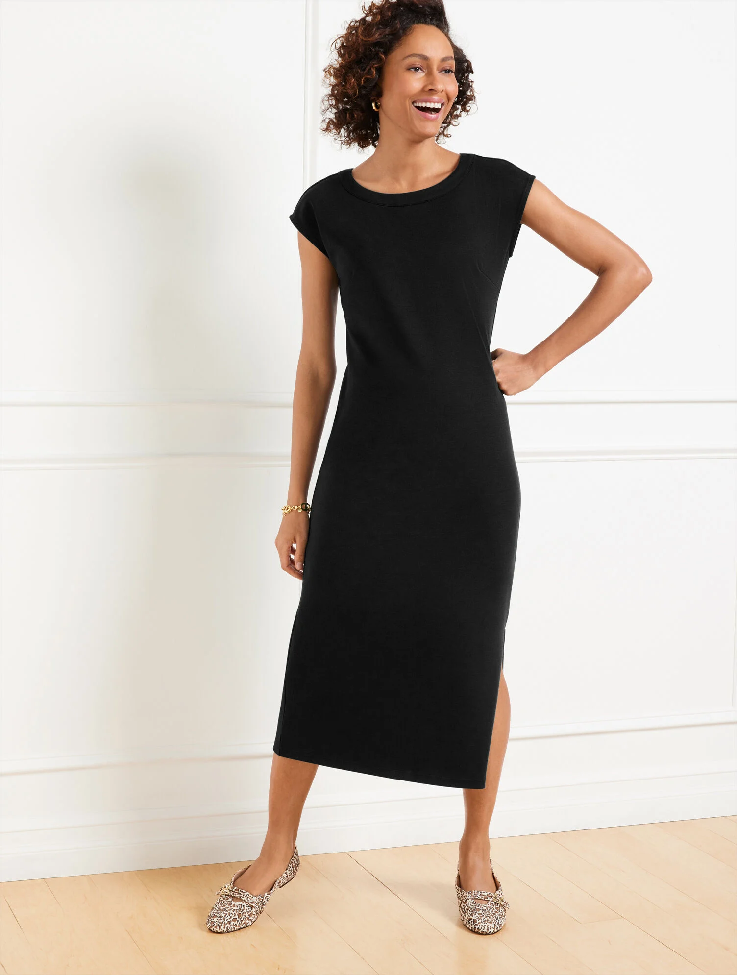 Passport Ponte Scoop Neck Dress