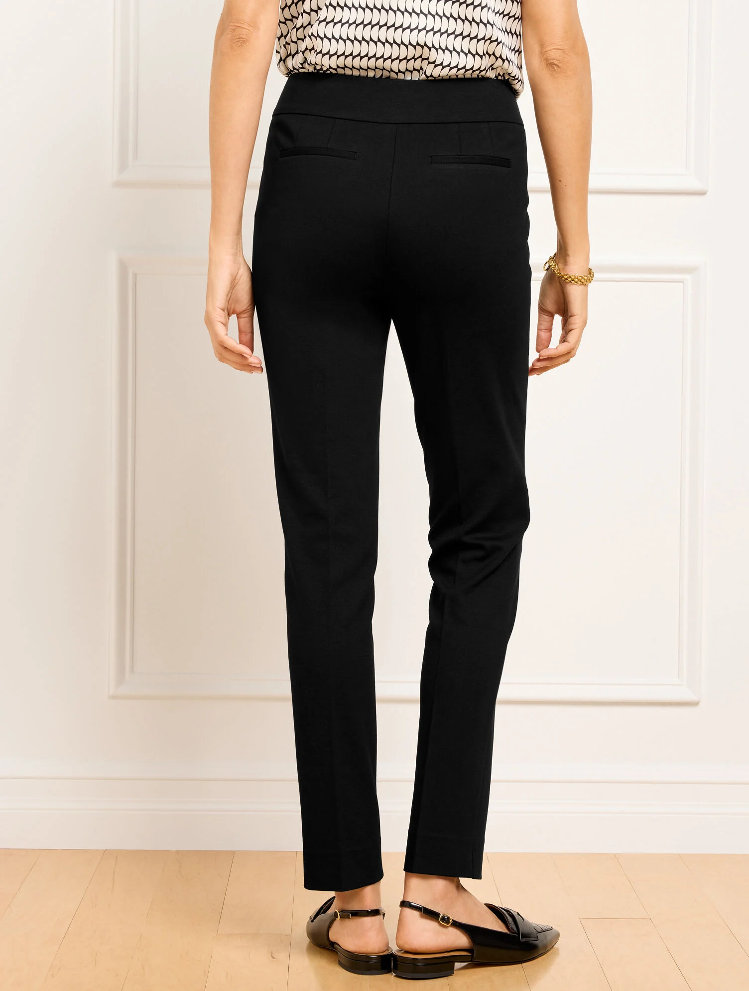 Luxe Ponte Tapered Leg Pants