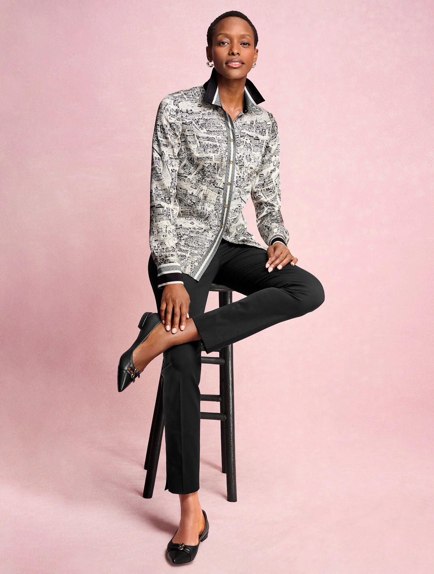 Scarlet Cut Out Nappa Flats