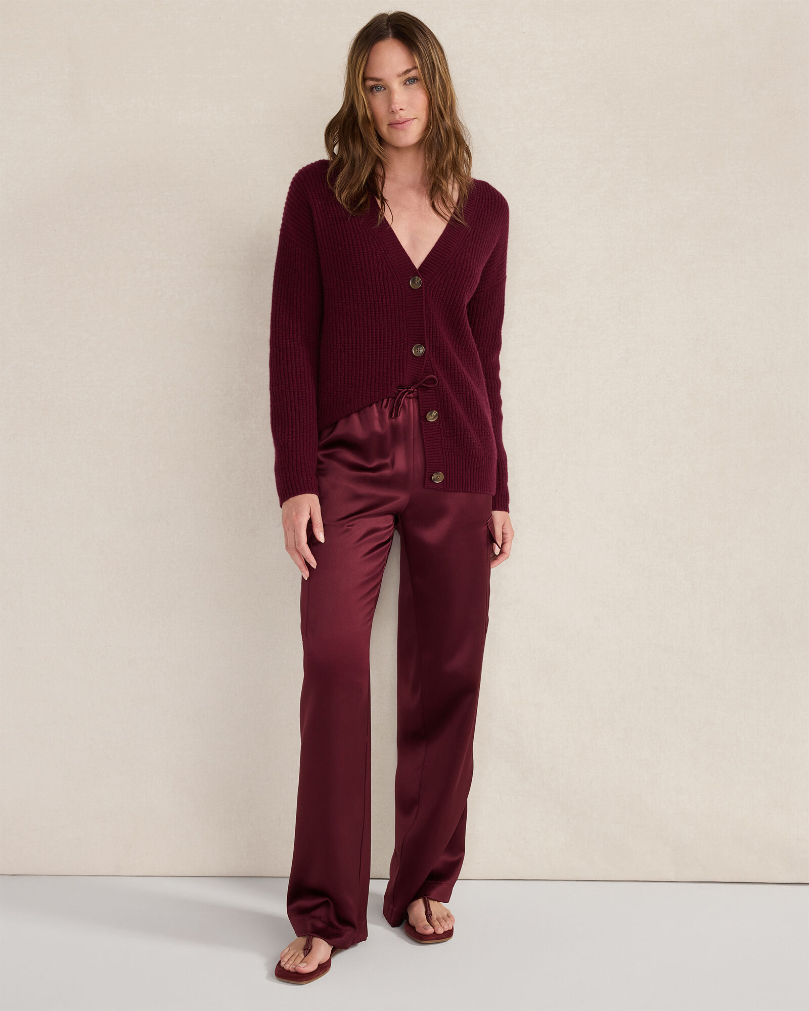 Luxe Silk Cargo Pants