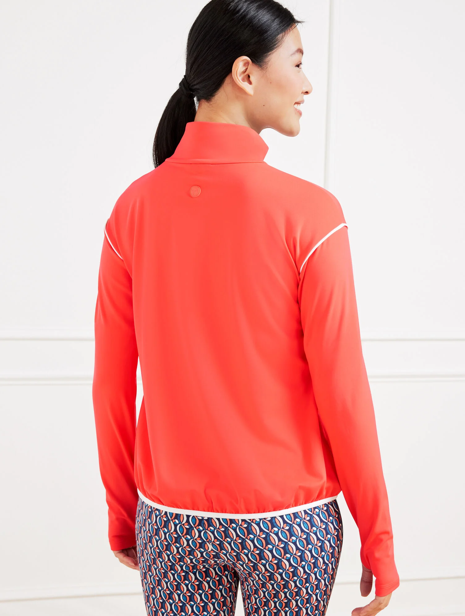 Performance Interlock Half-Zip Pullover
