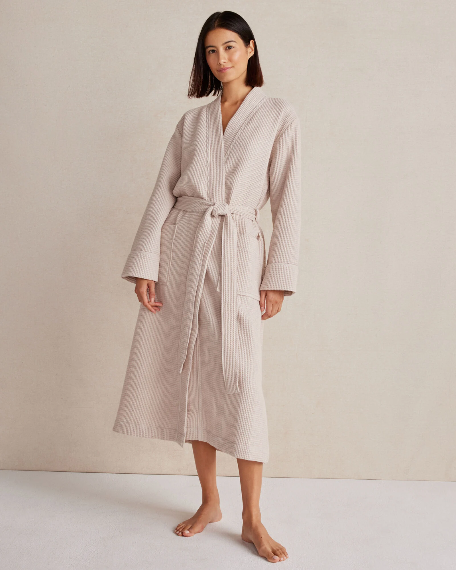 Organic Cotton Waffle Robe