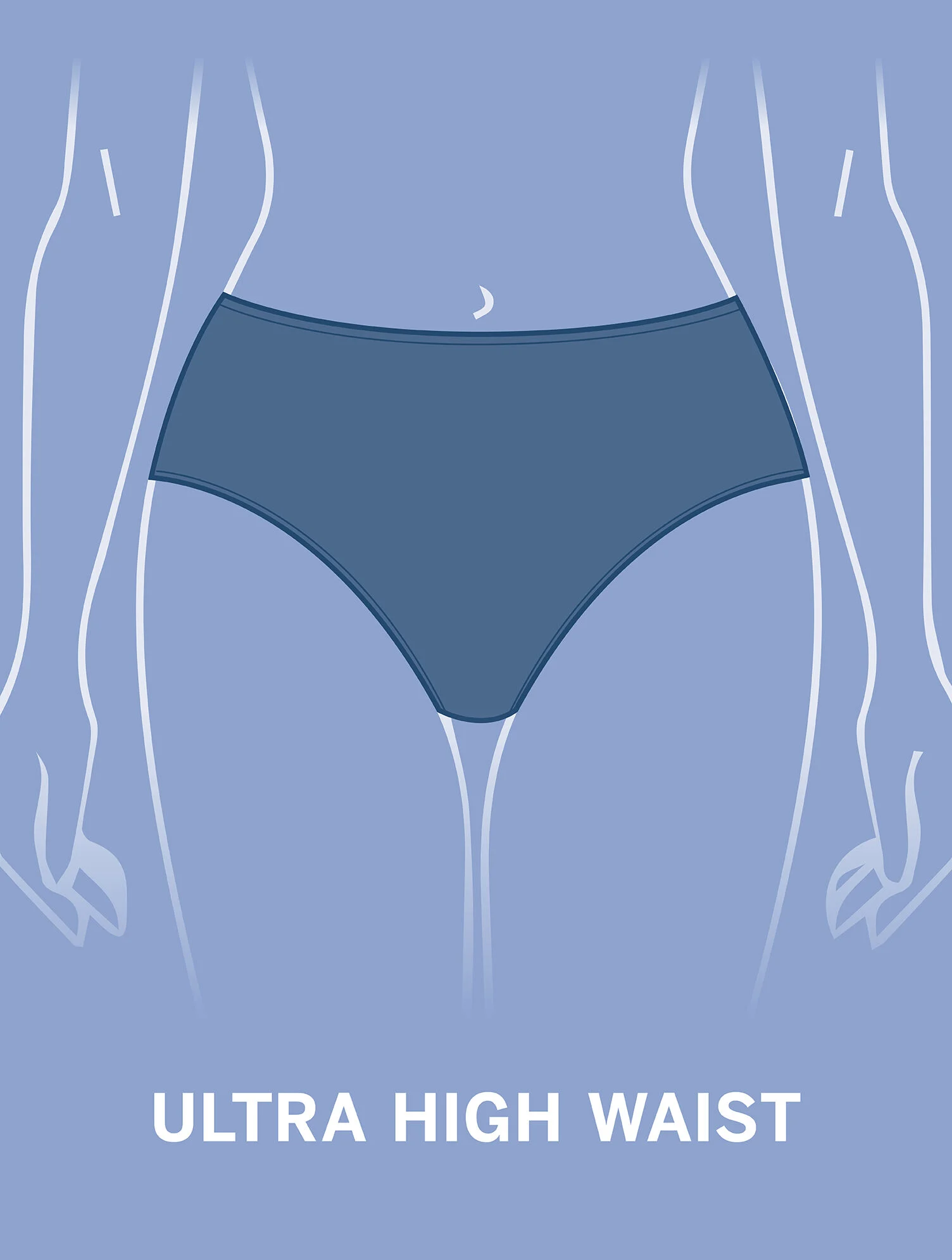 Aqua Club Ultra High Waist Swim Bottom