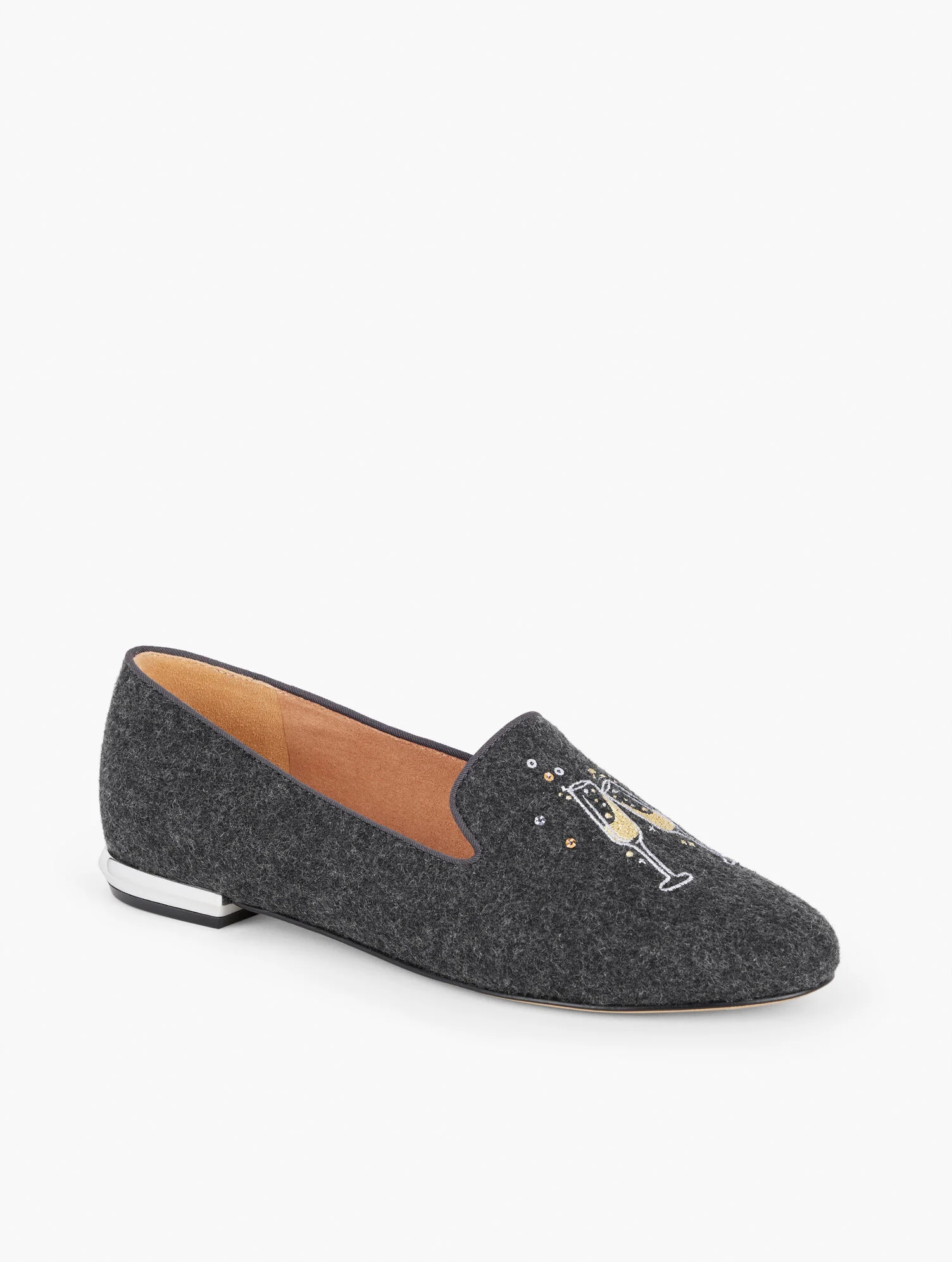 Ryan Embroidered Flannel Loafers