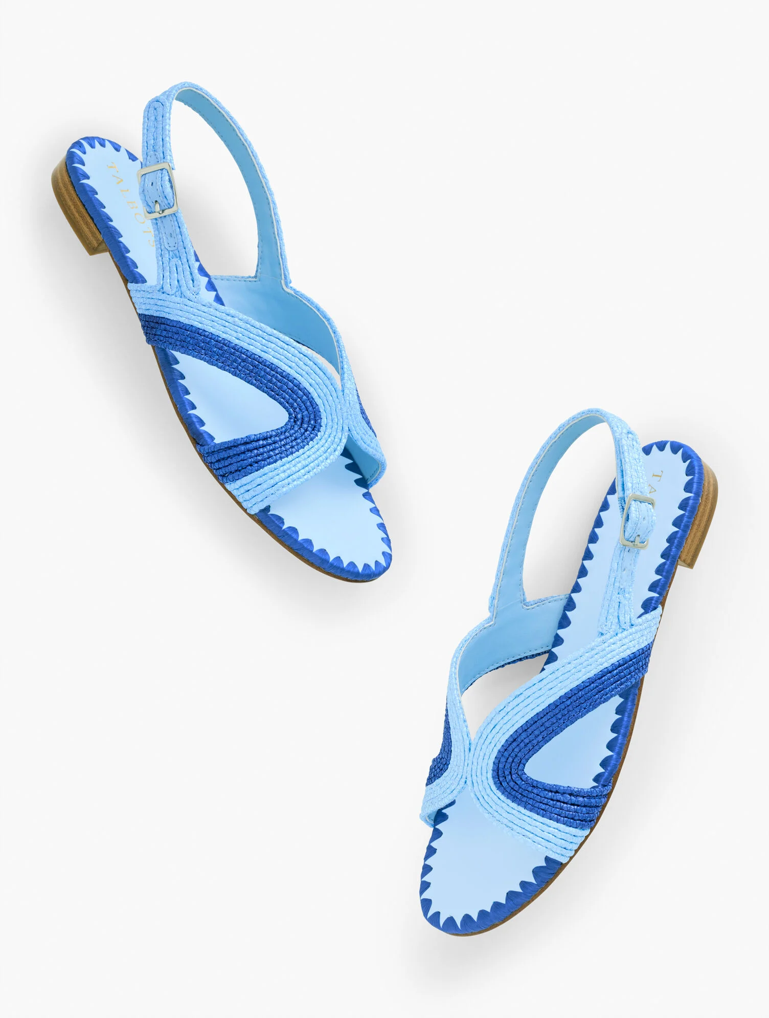 Keri Curved Raffia Slides