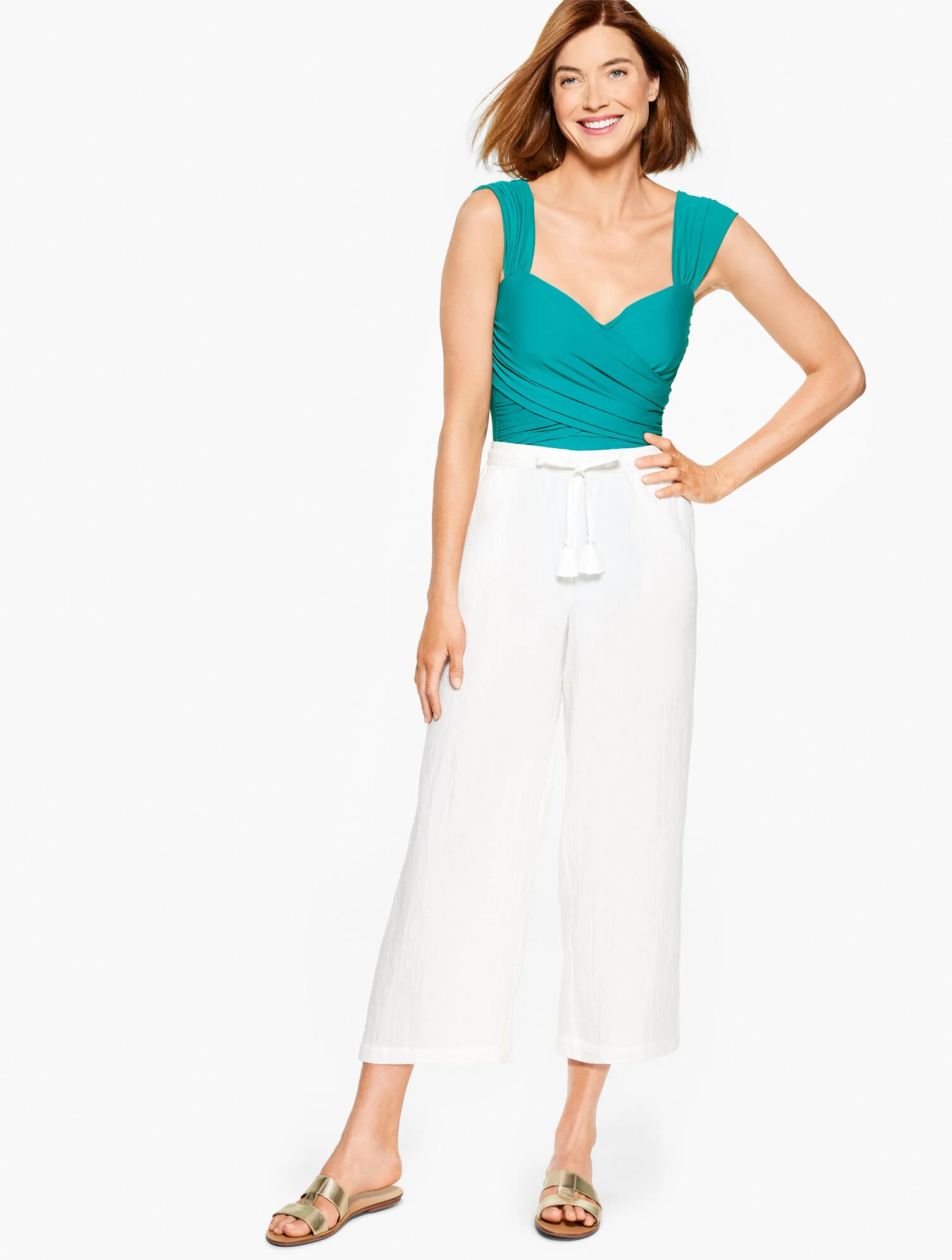 Aqua Club Gauze Pant Cover-Up