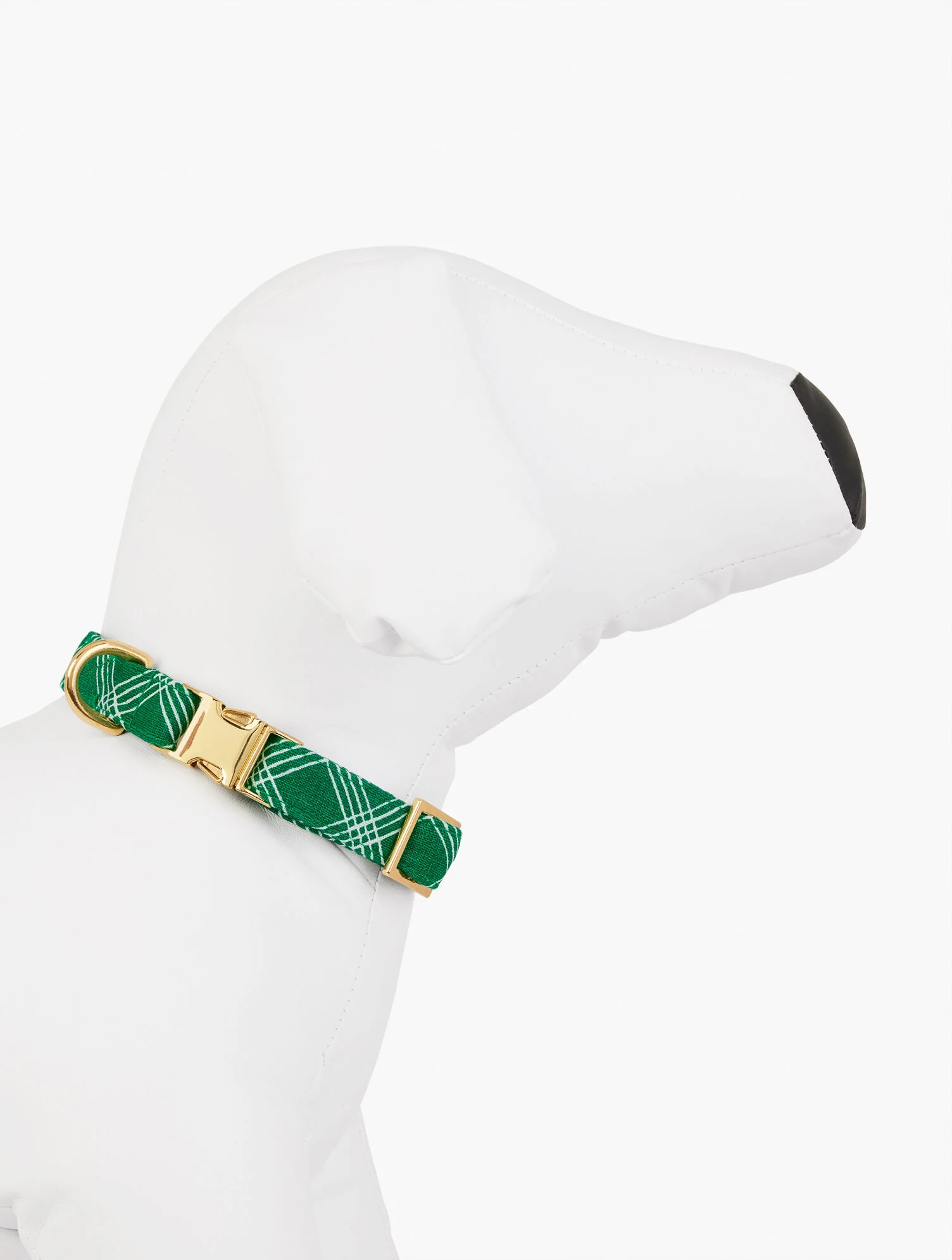The Foggy Dog Emerald Plaid Dog Collar