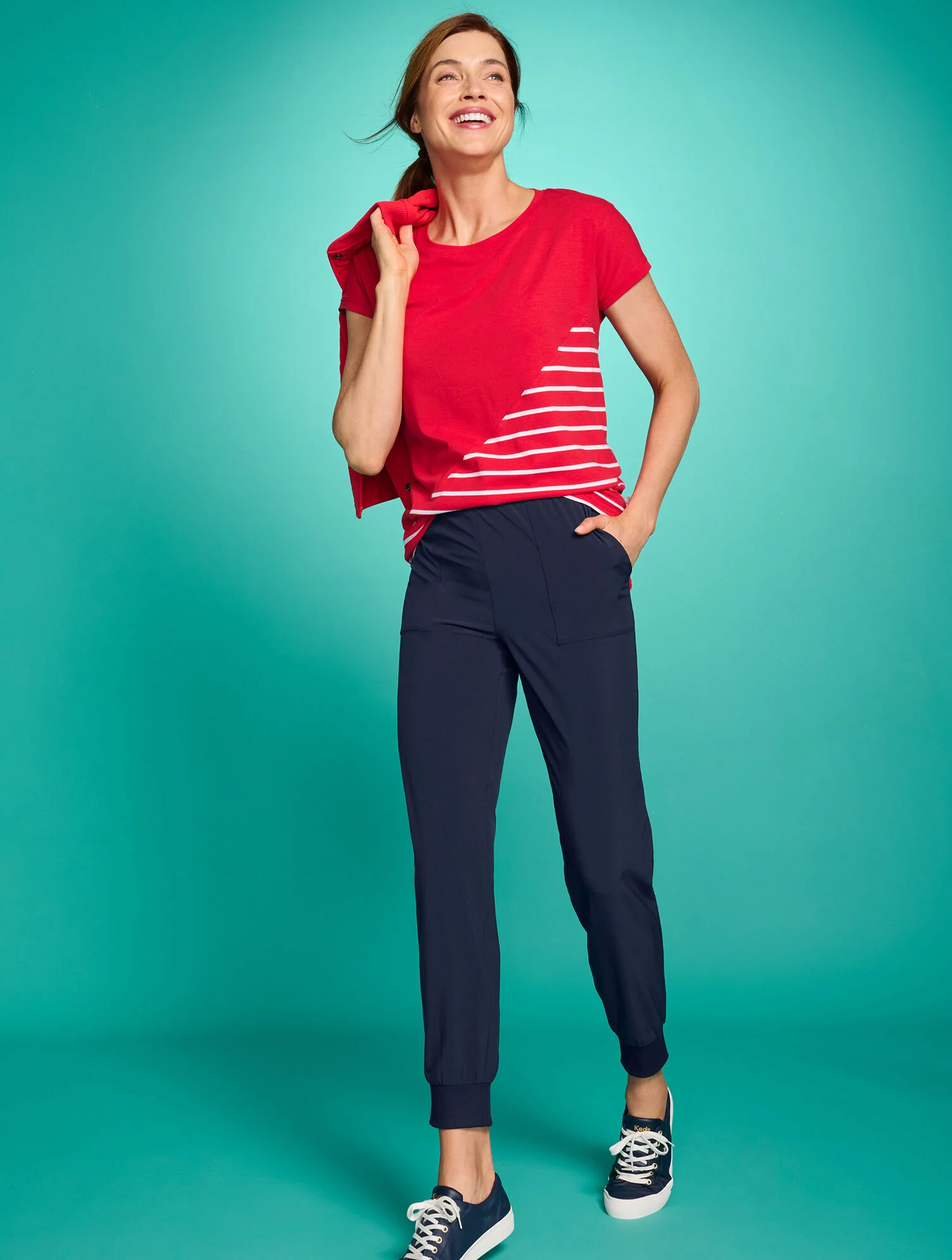 Supersoft Jersey Short Sleeve Tee - Classic Stripe