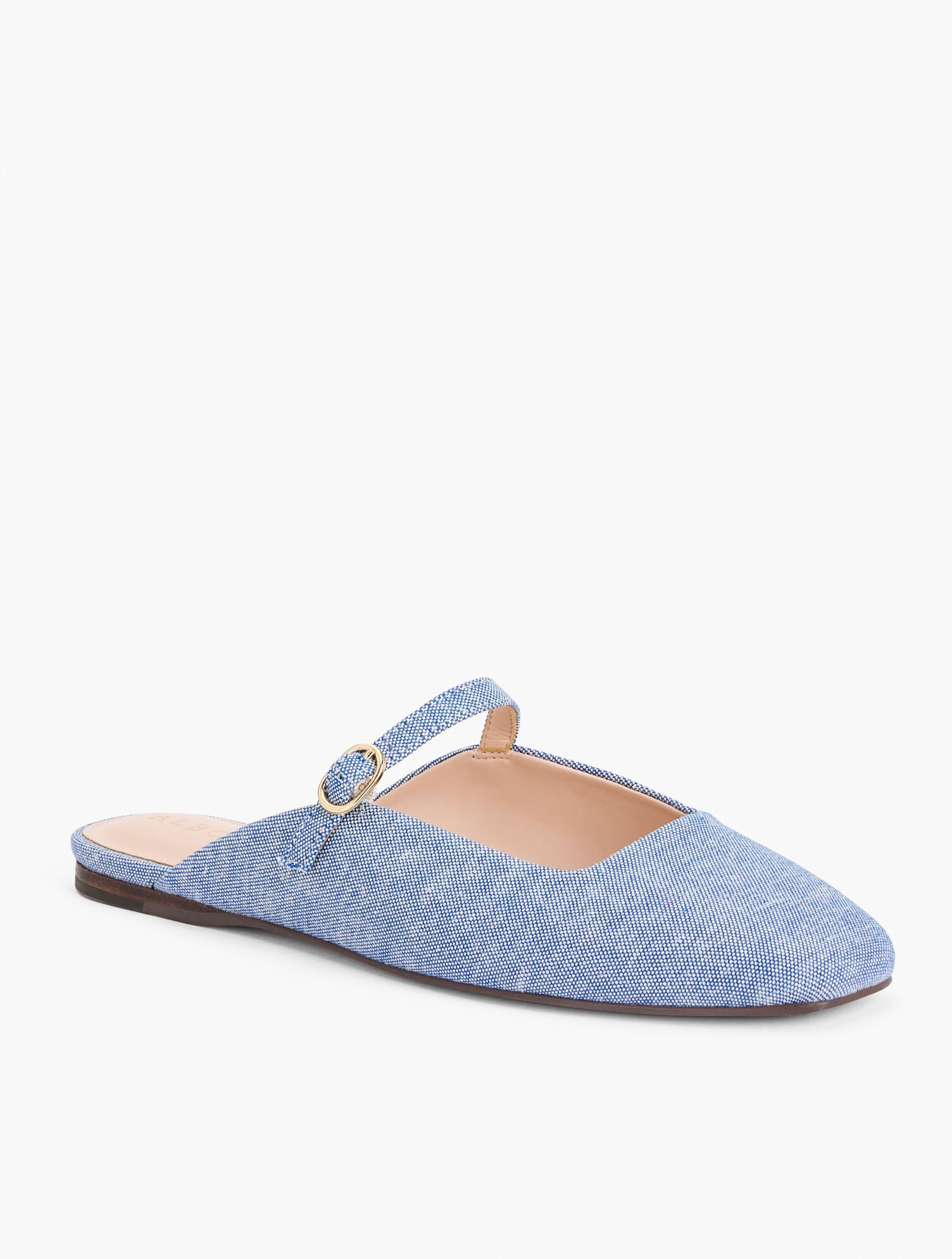Sloan Mary Jane Denim Mules