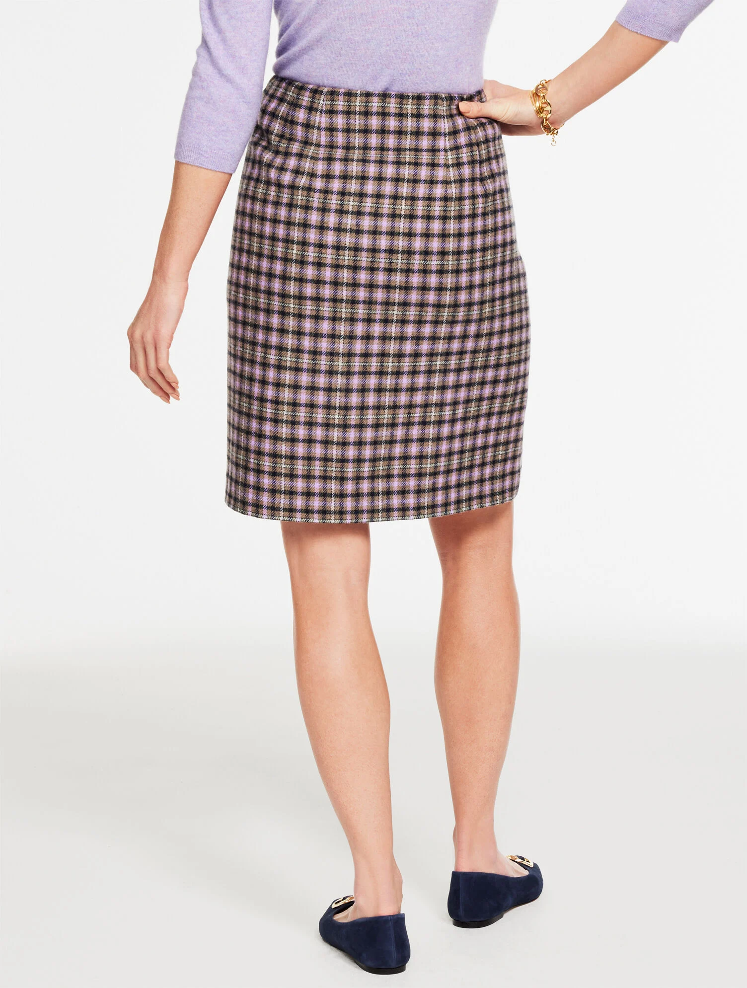 Pemberley Plaid A-Line Skirt