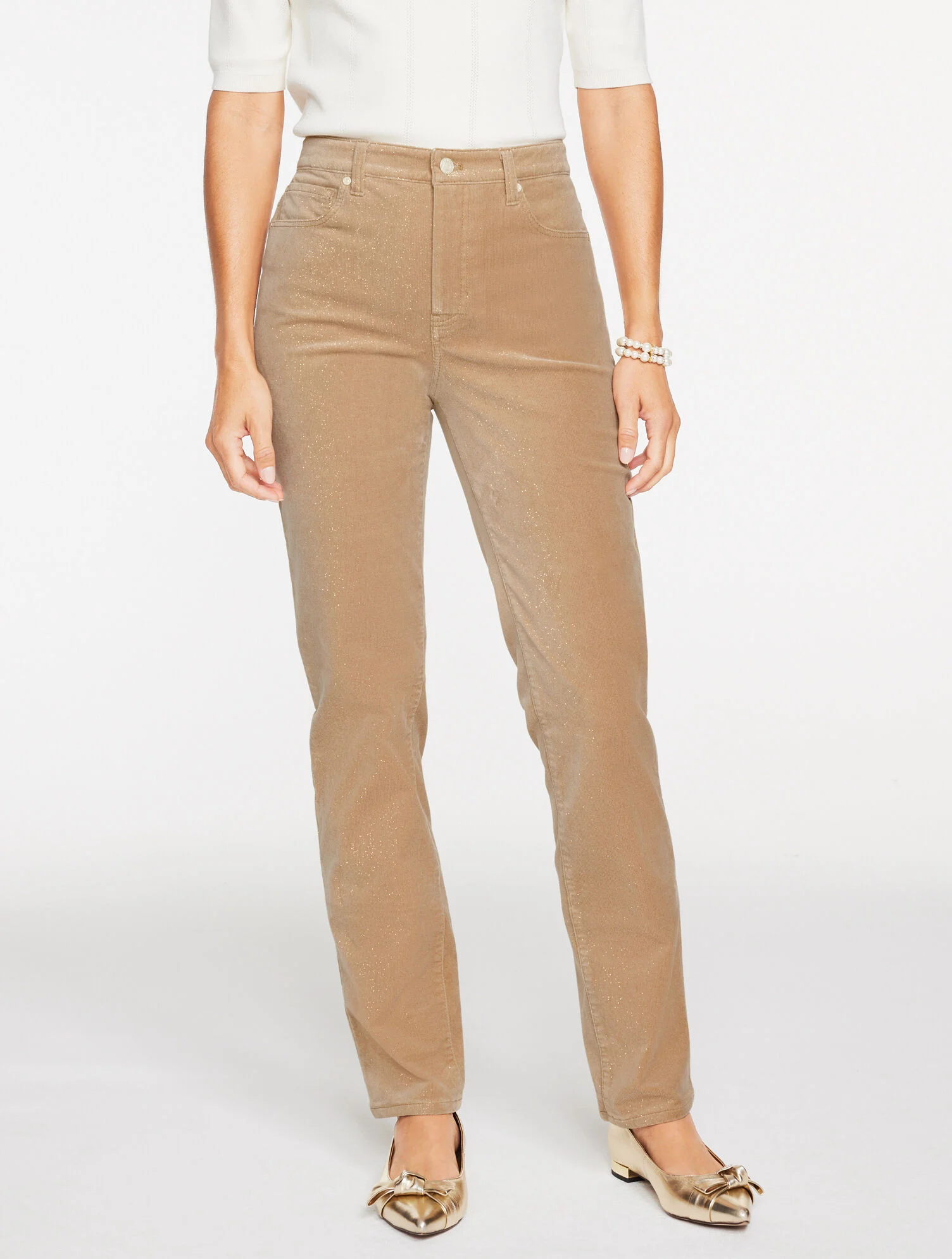 Straight Leg Corduroy Pants