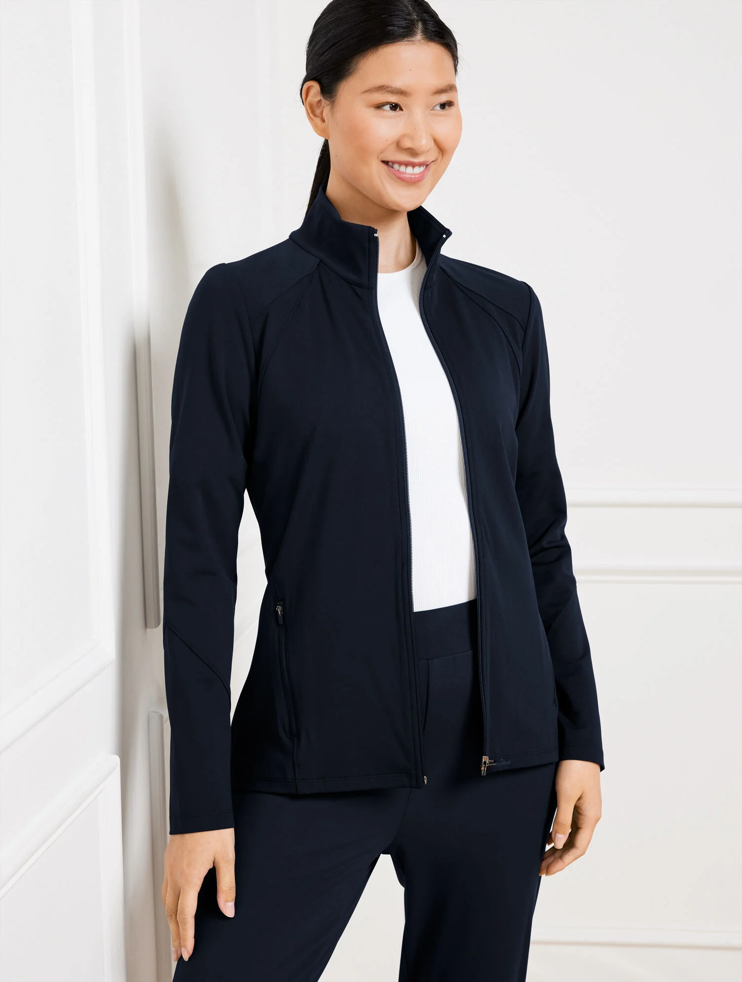 Performance Interlock Full-Zip Jacket