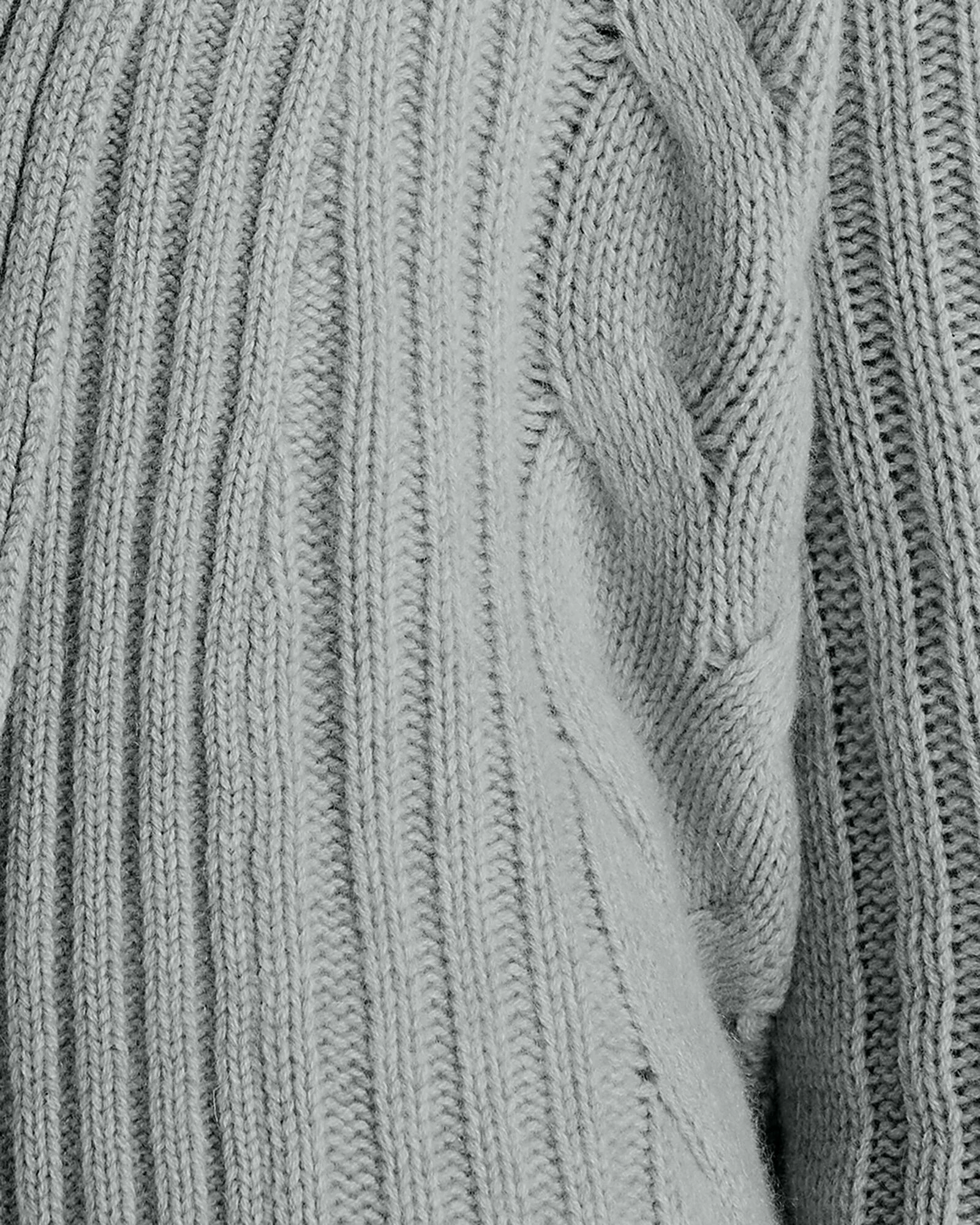Cashmere Cable Open Front Cardigan